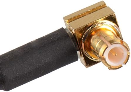 RG316 Coax Cable Mini Adapter, Tengko 0.5ft BNC Female to MCX Male Right Angle Connector Mini Adapter Assembly