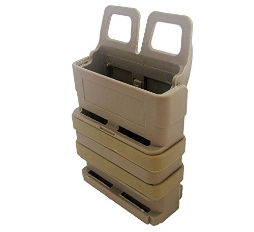 DLP Tactical 223 Rigid Magazine Pouch MOLLE Mount Tan 5.56/.223 M4 Rifle US