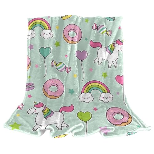 Couverture ballon licorne 150×130cm, idée cadeau idéale - 2