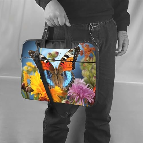 Sacoche ordinateur portable 13-15.6 pouces papillon pour le bureau