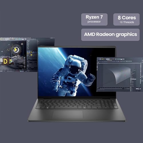 Image of Dell 16 FHD+Touchscreen Business Laptop - AMD Ryzen 7 250 (Beat Core 7 150U) | 64GB DDR5 + 4TB SSD | Backlit Keyboard | AI Copilot Key | FHD Webcam | Wi-Fi 6 | Windows 11