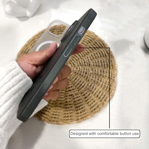 Image of COLORflow Back Cover Compatible with Oppo A5 Pro 5G / A5 Pro 4G | Black Matte Finish | MAG-Safe | Slim Soft Touch Case with Anti-Slip Grip & Camera Protection