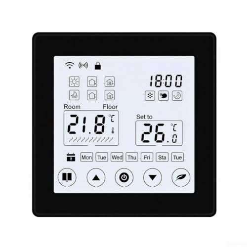 Thermostat intelligent WiFi compatible Tuya pour reguler le chauffage - 2