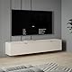FORTE LIBERTAD moderner Fernsehtisch TV Schrank Lowboard 180 360 für Fernseher 55 65 80 Zoll, Wohnzimmer, hängend oder stehend, Kaschmir Beige, 179,6 cm breit x 35,4 cm hoch x 34,8 cm tief