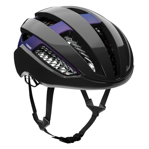 Bontrager Circuit WaveCel Rennrad Fahrrad Helm schwarz/lila 2026: Größe: M (54-60cm)