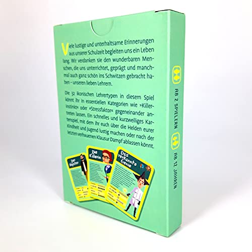 Das Lehrer-Quartett: Mit 32 Lehrertypen von der Öko-Tussi bis zum verkannten Genie