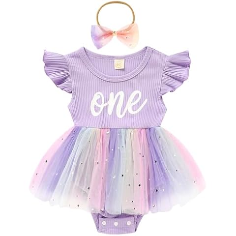 GRNSHTS Baby Girl 1st Birthday Romper Cover