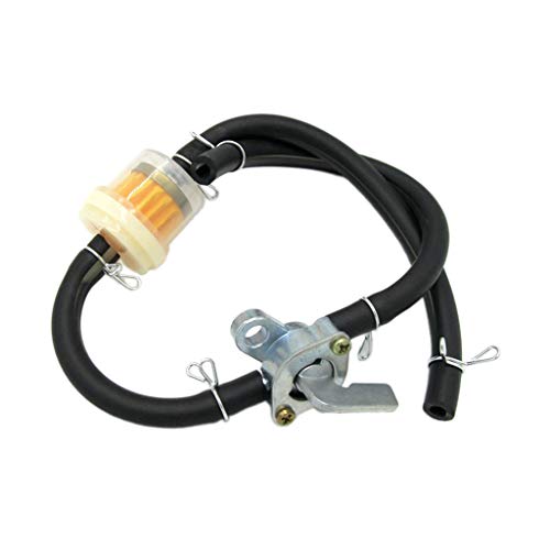 B Blesiya Conduite de Carburant 45cm Filtre à Carburant Robinet d'Essence de Moto Scooter Cover