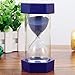 Reuvv Sablier Minuteur Sablier Sable Horloge 5/10/15/20/30min Brosse Dents Cuisine Minuteur Fournitures Enfant Jeu Cadeau - Bleu Foncé, 20minutes