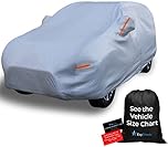EzyShade 10-Layer SUV Car Cover Waterproof All Weather. See Vehicle Size-Chart for Accurate Fit. Outdoor Full Exterior Covers for Automobiles Heavy Duty Tarp Jeep Rav4 CRV. Size S2 (See SizeChart)