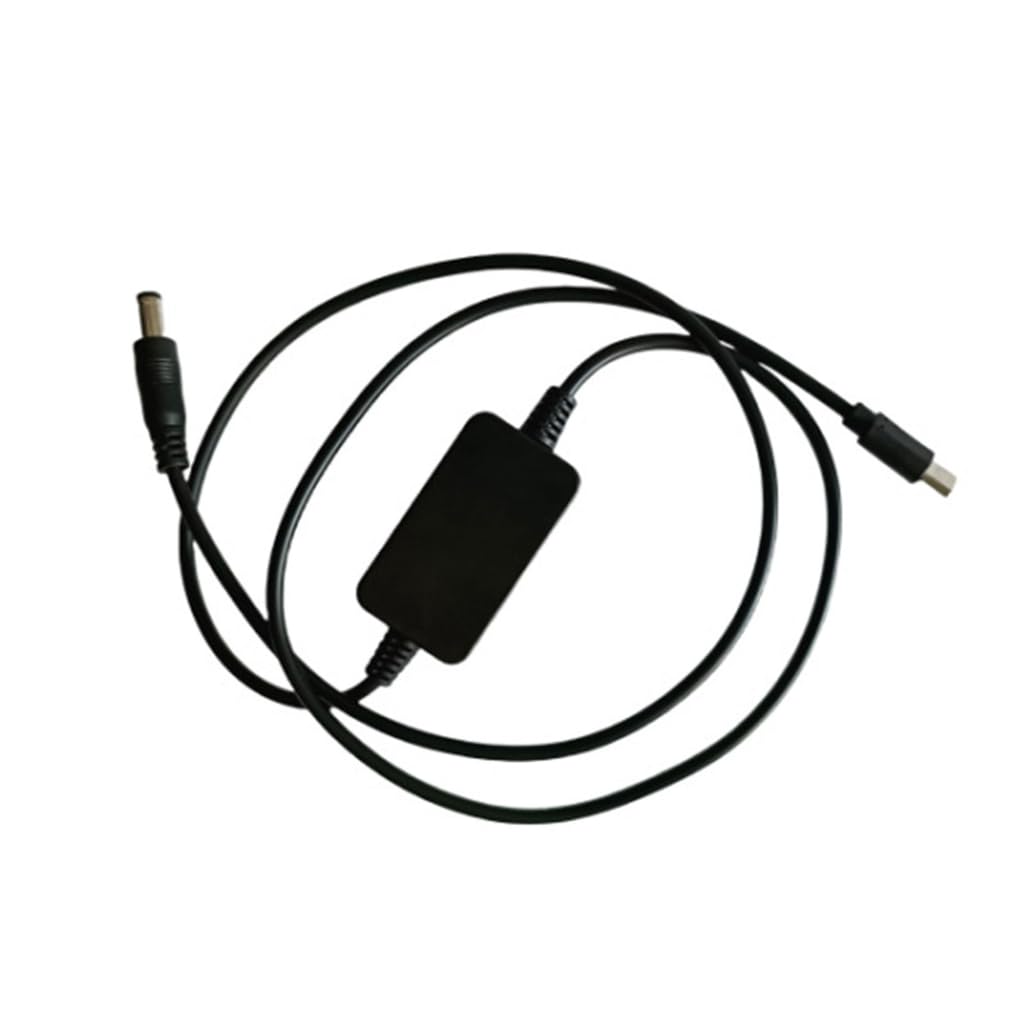 Elnwnnkc Type C 5V to 5.5mmx2.1mm 24V Converter Step Up Converter Power Connector Cable for Camera Desk Lamp Loudspeaker