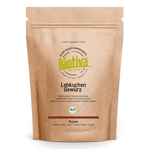 épices pour pain d'épices bio 100g - moulu - cannelle de Ceylan, coriandre, anis, clou de girofle, gingembre, cardamome - pour pâtisseries, plats et...