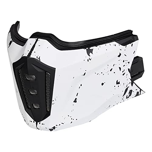 Mentonnière ILM Z302 tête de mort matte pour casque moto