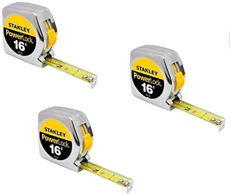 Stanley Tools 33-116 16ft. Powerlock Tape Rule (3-Pack)