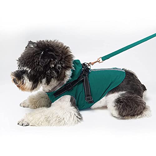 Hdkuw Dog Raincoat, Hooded Waterproof Rain Jacket With Harness, Adjustable Reflective Coat For Puppy Small Medium Dog (S, Blue) #TOP6
