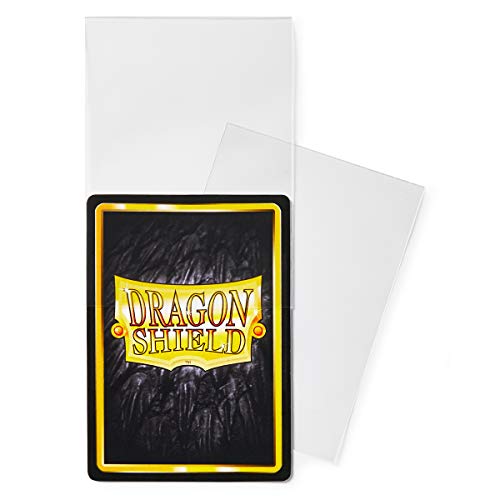 Image of Dragon Shield Perfect Fit Inner Card Sleeves Standard Size (100 CT) - PVC-Free Polypropylene Double-Sleeve Protection Compatible with Pokemon, One Piece & Magic The Gathering - Clear