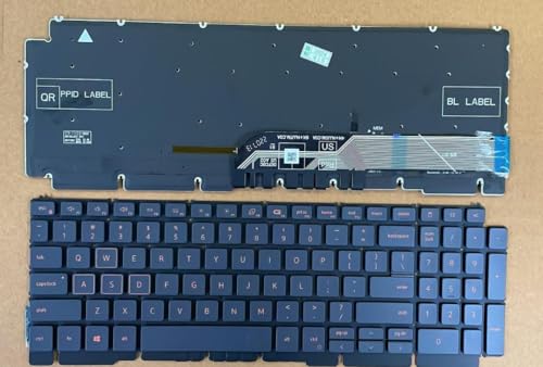 Image of Laptop Keyboard Compatible for Dell G15 5510 5511 5515 & G15 5520 5521 5525 Series Game Laptops with Backlit