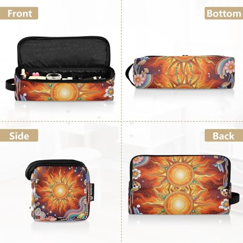 Bolsa organizadora de viaje para herramientas de cabello para mujeres con almohadilla resistente al calor, accesorios removibles para alisadores, rizadores y planchas miniatura 5
