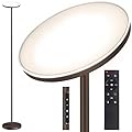 OUTON Floor Lamp, 30W/3000LM LED Modern Torchiere Sky Lamp, Dimmable Bright Standing Tall Lamp with 4 Color Temperatures, 1 Hour Timer, Remote Touch Control for Living Room Bedroom, Office, Bronze