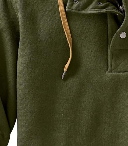 Image of Legendary Whitetails Mens Quarter Zip Hoodie Heavyweight Hooded Sweatshirt