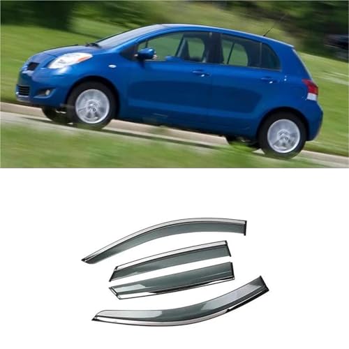 Déflecteurs pour Toyota Yaris évite la buée et bloque la pluie aux vitres