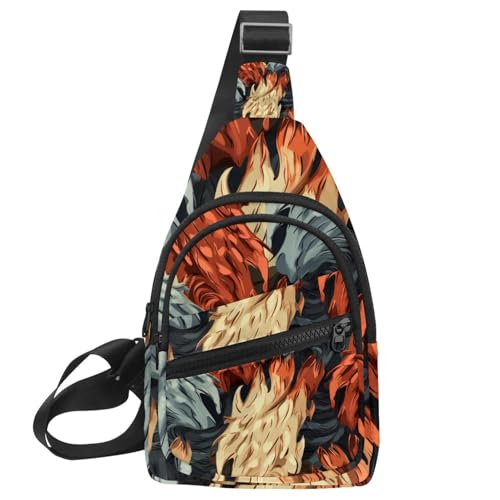 Sac à dos à bandoulière patte D sac banane homme femme pour randonnée et course à sangle