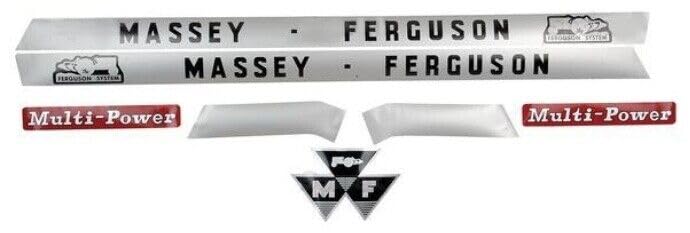 for Tractor Decal Set Fits for Massey Ferguson Multi-Power 135 1865029M1 MF135