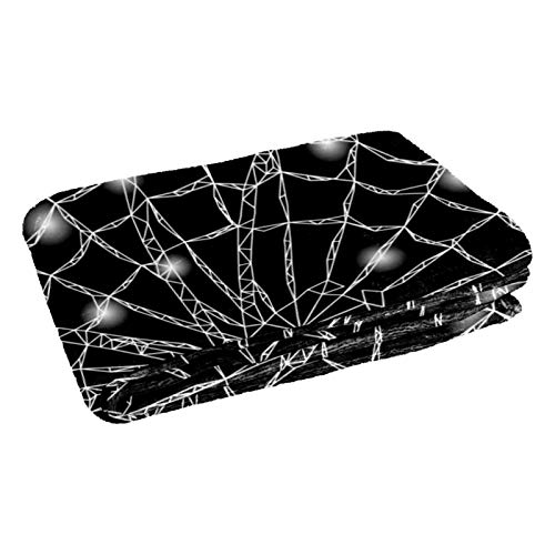 Couverture douce et chaude en maille d'araignée au design unique - 3