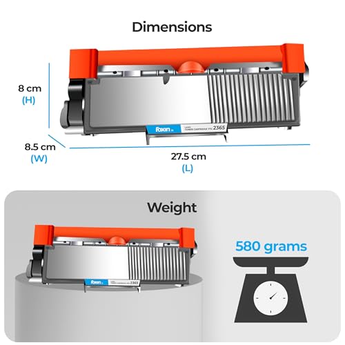 Image of Foxin FTC-2365 Toner Cartridge Compatible with Brother Laser Printer Series | HL 2560DN /2260 /L2321DN /2361DN /2366DW /2320D | DCP 7180DN /7080 /L2541DW /L2520D | MFC 7480D /7380 /7880 /L2701D /L2701DW | Black