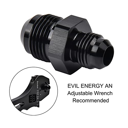 Image of EVIL ENERGY 4AN Female to 4AN Male Swivel Fitting Aluminum 2PCS
