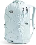 THE NORTH FACE Women's Jester Everyday Laptop Backpack | Commuter Travel Bag with Laptop Sleeve, Water Repellent Finish, Ice Blue/TNF Black, One Size