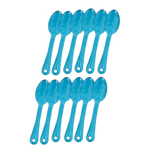 Enamel Turquoise blue Spoon - Cuchara Turqueza Azul de Peltre Chica - 8 1/4