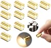 Luces LED Miniatura y Luces Miniatura, 10 Piezas a Batería Inalámbricas Mini Spot | Mini Spot Amarillo Cálido, Paquete de 10 Luces LED Miniatura con Pilas de Botón LR41 para Casas de Muñecas, DIY y Decoración de Dioramas 2