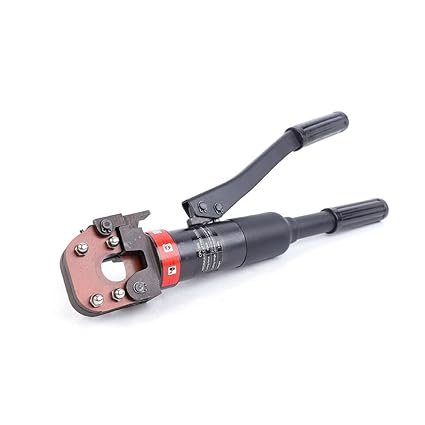 Hydraulic Cable Cutter Metal Wire Cutting Wire Shear Scissor Tool Bolt Cutter Heavy Duty 6T for Steel Rope/Copper Wire/Aluminum Wire/Armour Cable 4-20mm
