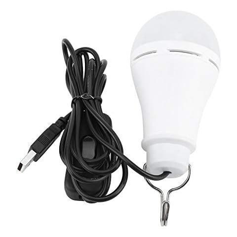 Bombilla LED USB portátil Haofy para camping y emergencias Cover