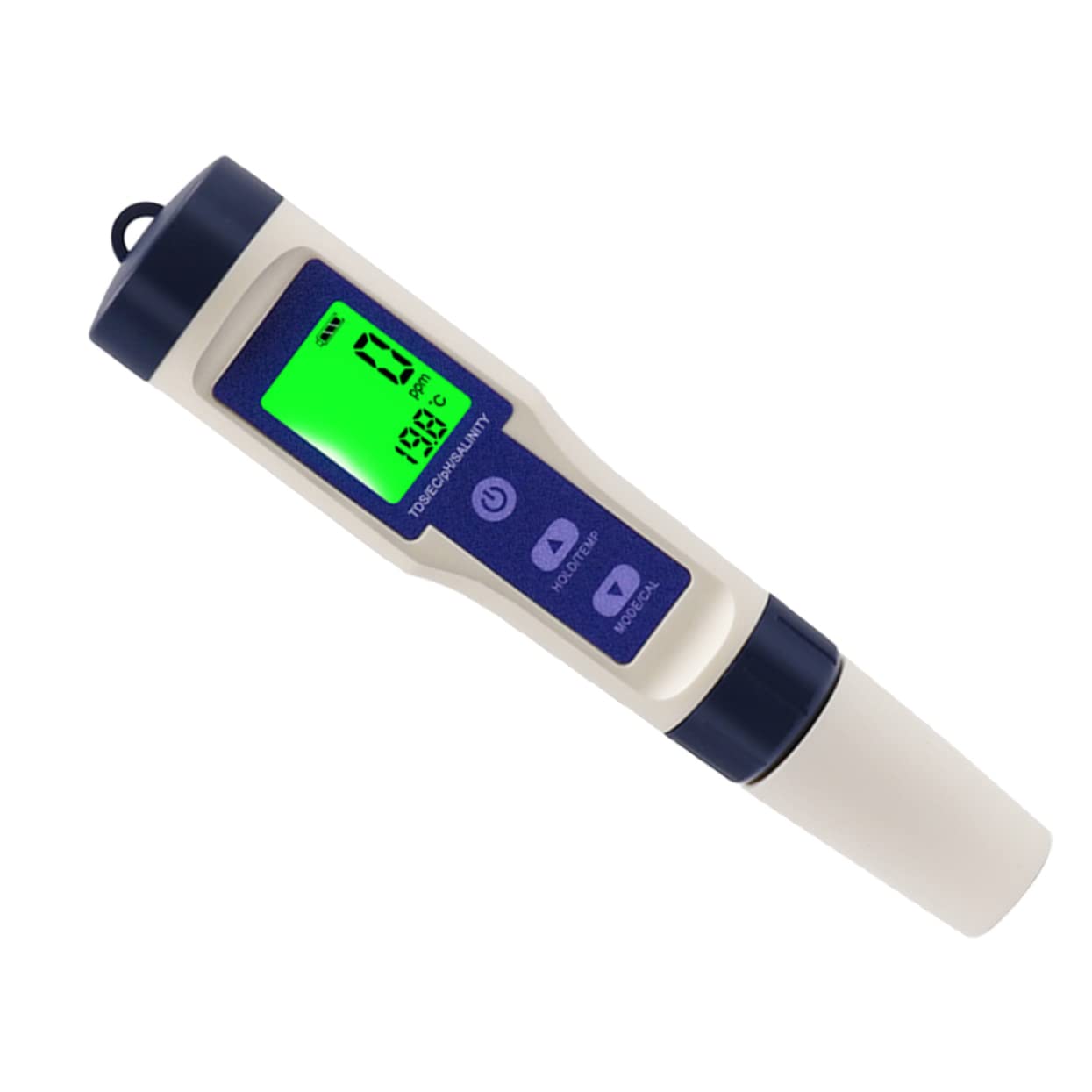Generico Metro Sale Marino Kit per Il Test dell'Acqua della Piscina Fish Tank Portatile Tester Digitale Acquario Portatile Piscina Rifrattometro Digitale Tester e Misuratore