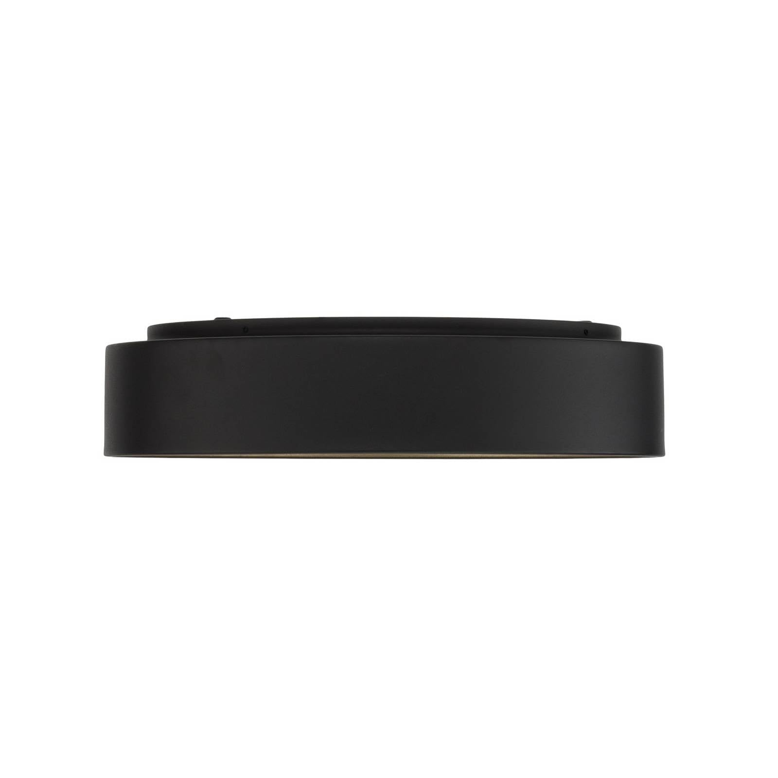 Lindby Plafoniera LED dimmerabile a controllo remoto (Moderno) colore Nero, ad es. Soggiorno & Sala da pranzo lampadina inclusa lampada plafoniera