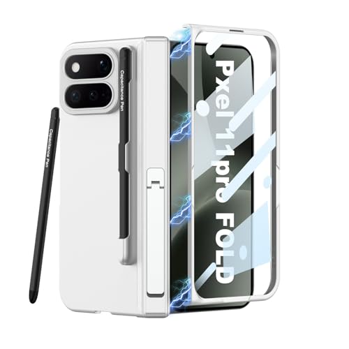 ���d�� �X�}�z�P�[�X Pixel 11 Pro Fold �p�̃P�[�X �X�^���h�@�\ �y���V�����[ �X�}�[�g�t�H�� �P�[�X CASE PC&�����K���X �X�}�z�ی�P�[�X �Ռ��h�~ �w�ʃJ�o�[[ag-nx2573][�V���o�[]