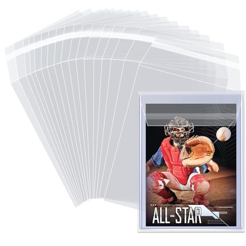 Top Loader Sleeves 100 Pack, Penny Sleeves for Top Loaders Trading Card Ultra Protection for Pro Collector (100Pack)