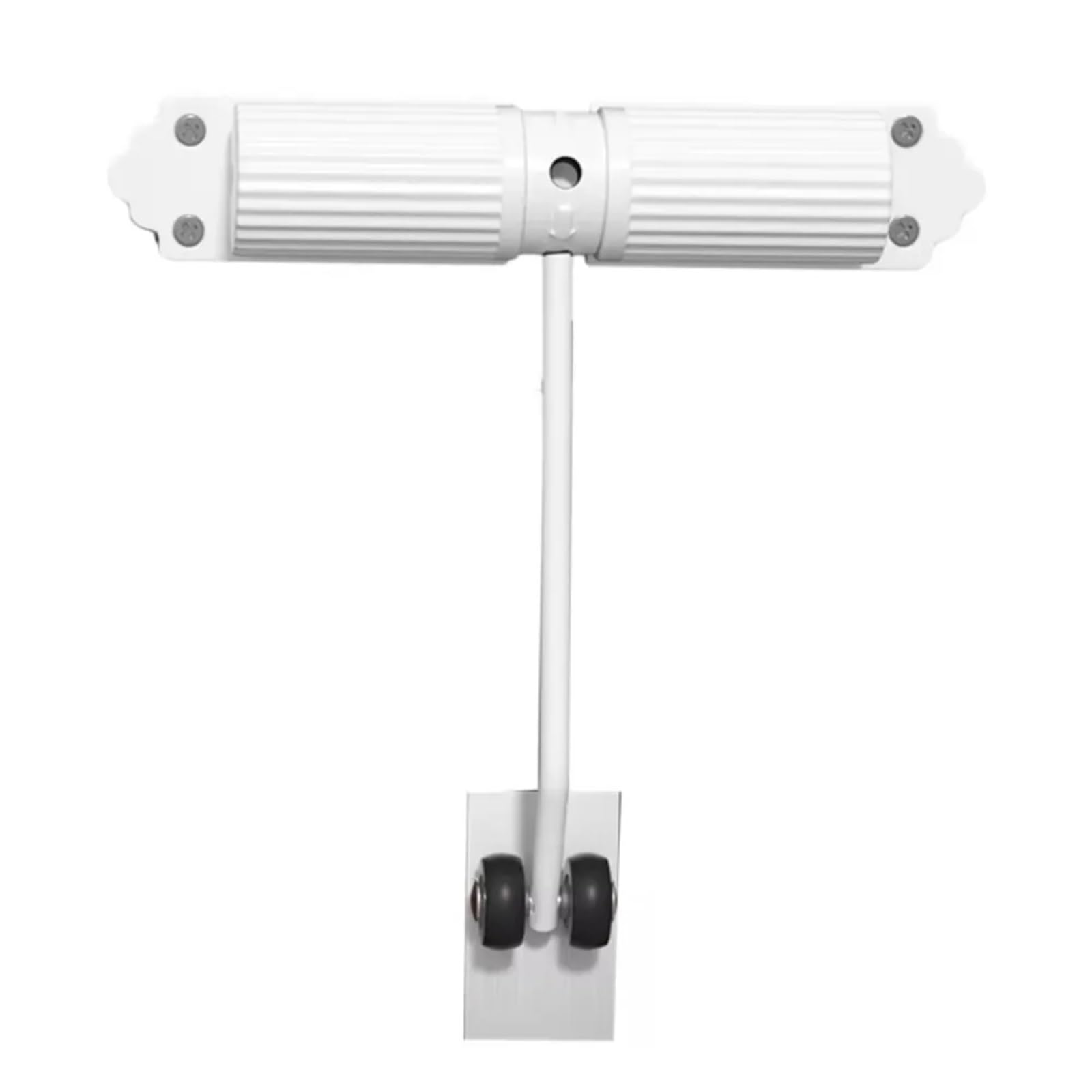 Simple Installation Door Closer 180 ° Mute Soft Closing Door Closing(White)