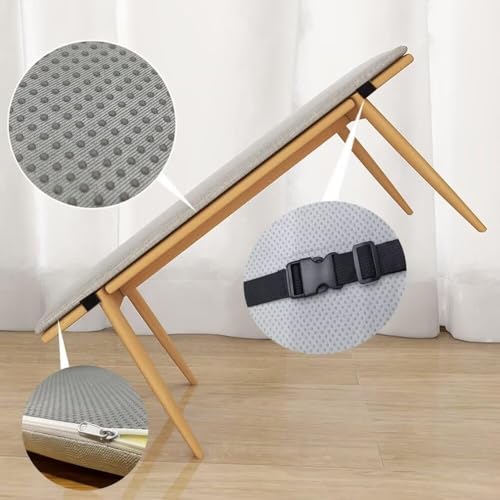 Housse de banc imperméable et antidérapante pour matelas de jardin 5cm