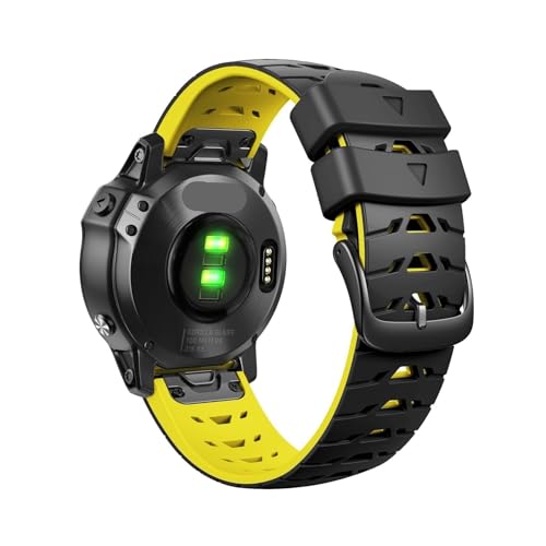 ���_�[�V���J�Q���x���g�̑������ɓK������Garmin Fenix 7 Fenix 6/5/Forerunner 955(Black-yellow)