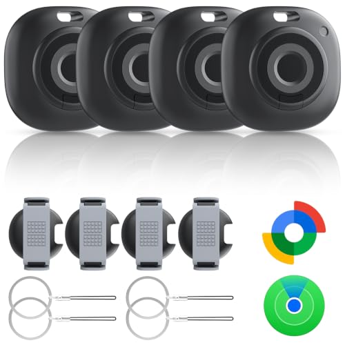 Fiveda Air Tags Bluetooth Tracker 4-Pack for Android & iOS
