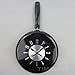 Produktbild LIUFUHAON 10 Zoll Creative Fashion Metal Bratpfanne Wanduhr Küche Art Deco Watch-Black_10_inch