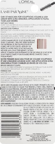 Image of L'Oreal Paris Voluminous Lash Paradise Waterproof Mascara, Blackest Black (Pack of 2)
