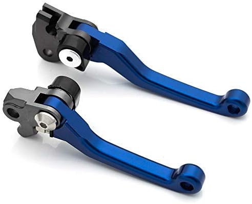 Krace CNC Motorcross Dirt Bike Pivot Brake Clutch Levers Set Compatible with Yamaha YZ125/YZ250 YZ426F/450F 2001 2002 2003 2004 2005 2006 2007