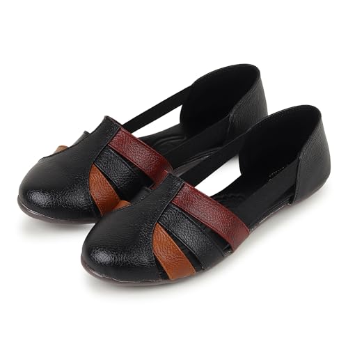 Image of SELBRO round toe Flat fashionable womens & girls sandals for casual and formal wear SND-12