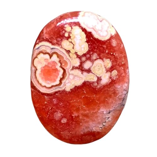 Rhodochrosite naturelle cabochon en vrac pour fabrication bijoux bague pendentif collier 41mm