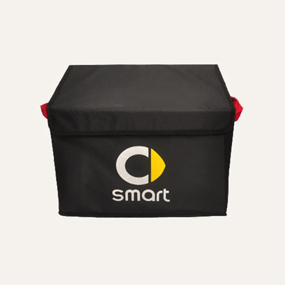 Organizer do bagażnika samochodowego do Smart Forfour Fortwo 451 453 2009-2019 składany kosz bagażnik pudełko do przechowywania listwa wewnętrzna akcesoria