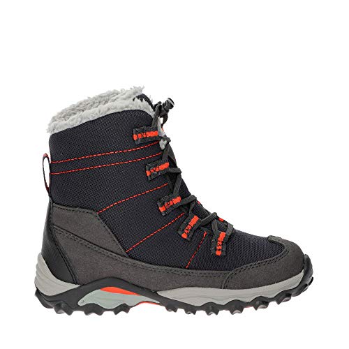 Meindl Boy's Snow Boot, Black Orange, 12 Little Kid4